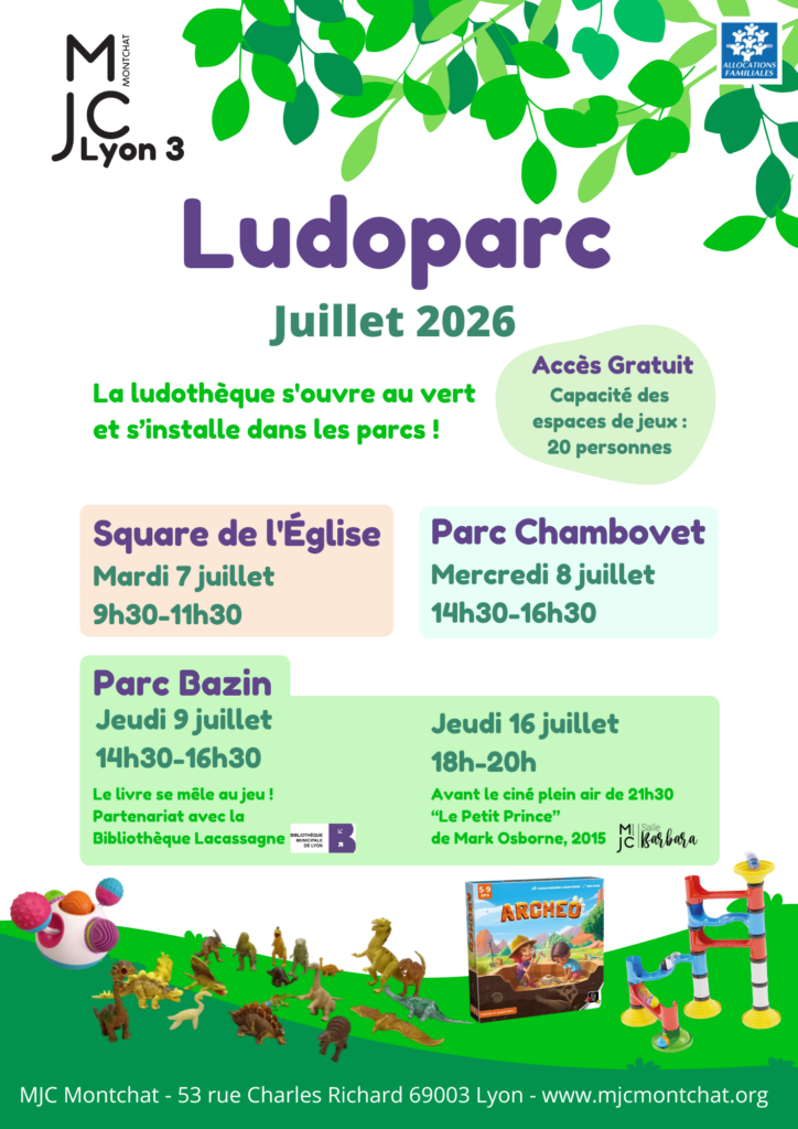 Programme des Ludoparc 2026