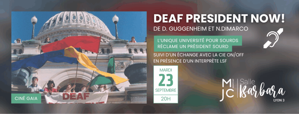 BANNIERE DEAF PRESIDENT